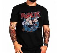 Unisex T-Shirt Spinach Sion Special Tshirt Men Popeye The Sailor Hot Blood Animation Short Sleeve