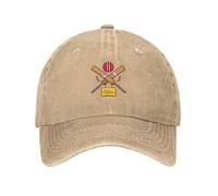 Unisex Trucker Cap Logotipo De Cricket Gorra Dad Transpirable Sport Hat Casual Deportes Baseball Cap para Playa Senderismo Unisex