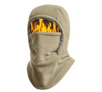 Unisex Winter Warm Neck Mask Ear Protection One Piece Hat, Unisex Windproof & Warm Balaclava, Cold Weather Protection and Skiing (Khaki)