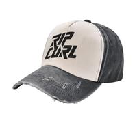 Unisex y de Moda Curl Rip Black Logo Gorra de béisbol Hip Hop Gorra de Sol de Mezclilla desgastada para Hombres Mujeres Gorras de Entrenamiento al Aire Libre Sombrero Regalos Deportivos al Aire Libre