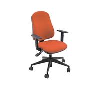 Unisit silla administrativa sincro simple roja reposabrazos ajustables
