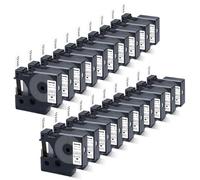 Unismar Compatible con cinta de etiquetas Dymo D1 45013 a45013 S0720530 para impresora de etiquetas Dymo de repuesto para Dymo LabelManager 160 210D 260P 280 360D 420P PnP, 1/2 pulgada x 23 pies,