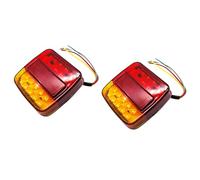 UNISOPH Pilotos Traseros Remolque, 12V Pilotos LED Remolque, para Remolque de Iluminación, Señal de Giro, luz de Freno, Compatible con Camiones, Furgonetas, Caravanas y Más(Pack of 2X) Plate Light
