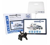 Unispectra® 16” 12V / 230V HD LED TV Digital DVB-T / T2 (TDT) USB PVR y Reproductor Multimedia, FM Tuner, HDMI, AV In/out. Ideal para Casa, Autocaravana, Barco, Caravana, Camping, Camión