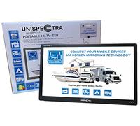 Unispectra® 16 Pulgadas SmartReady 12-24V / 230V HD LED TV Digital DVB-T / T2 (TDT) USB PVR y Reproductor Multimedia, HDMI, AV In/out. Ideal para Casa, Autocaravana, Barco, Caravana, Camping, Camión