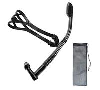 Uniswim Snorkel de natación con función de rotación para Entrenamiento, natación, natación, natación, natación, natación, Buceo, esnórquel, Boquilla cómoda para Piscina, Aguas Abiertas (Negro)