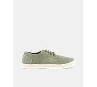 Unit Unit - Zapato lona lavada con piso de goma y bandeleta de yute. Kaki Talla 42