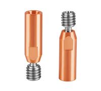 UniTak3D All Metal Smooth Heatbreak Upgrade Titanium and Copper Bimetal Throat Ugello para Ender 3 V2 Ender 3 Pro CR10 Impresora 3d Hotend (paquete de 2 piezas)