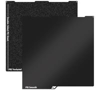 UniTak3D Kobra 3 PEI Build Plate 256x268mm Placa de Construcción Black Powder-coated Plataforma Flexible Textured PEI Sheet Printing Bed Compatible with ANYCUBIC Kobra 3 y Kobra 3 Combo Impresoras 3D