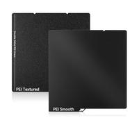 UniTak3D Kobra S1/X PEI Build Plate 264x276mm Doble Cara Smooth+Textured Construir Placa Flexible Removable Spring Bed Plate Compatible with ANYCUBIC Kobra S1/S1 Combo/Kobra X Impresoras 3D