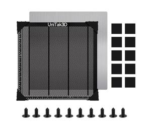 UniTak3D Nido de Abeja Láser Cama 400x400mm Compatible with XTool D1/D1 Pro/S9/S10/S30 Pro/RAY5/Falcon 2 Engraver Honeycomb Láser o Máquina de Grabado Láser Placa de Aluminio Working Area 360x360mm