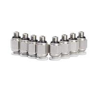 UniTak3D PC4-M6 Conector Pneumático Accesorios Conector Bowden Tubo Extrusora Acoplador Compatible con Ender 3 3D Printer-8pcs