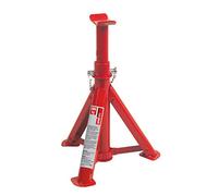 Unitec 10899 - Soporte para chasis (plegable, hasta 2 toneladas), color rojo