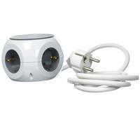 Unitec 30023 Enchufe múltiple, Blanco