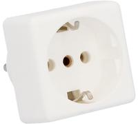 UNITEC 41471L - Enchufe de Francia y Alemania Blanco,