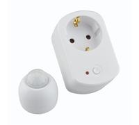 Unitec 47598X Enchufe Inalámbrico Con Sensor Movimiento 15m 100° Blanco