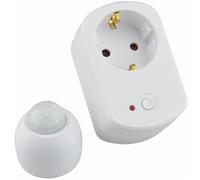 Unitec 47598X Enchufe Inalámbrico Con Sensor Movimiento 15m 100° Blanco
