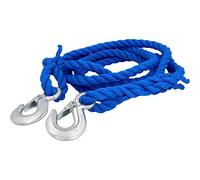 Unitec 73514 Remolque, Cuerda Remolque Coche, DIN, Color Azul