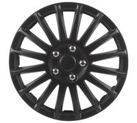 Unitec 7517 Suzuka - Tapacubos (4 Unidades), Color Negro