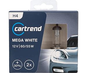 Unitec 77780 Xenon Mega White - Bombilla H4 para faros delanteros (12 V, 60-55 W, 2 unidades)