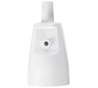 UNITEC Acoplamiento Schuko con protección contra torceduras, irrompible, Color Blanco
