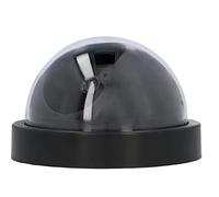 Unitec Cámara ficticia con detector de movimiento, modo de vigilancia, disuasión de ladrones y ladrones, color negro