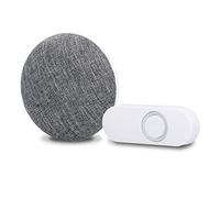 UNITEC Funk-Gong WDMP10 mp3 - Timbre de Puerta, reproducción de melodías propias, 4 Niveles de Volumen hasta 110 dB, indicador de Timbre acústico y óptico, retransmisión, Alcance de 130 m, indicador