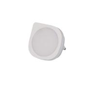 Unitec LED de luz nocturna mini con sensor de oscuridad, plástico, blanco, 18.5 x 12 x 7 cm
