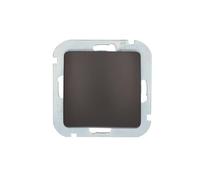 UNITEC Pulsador Monaco con terminales de conexión, 1 cierre, 10 A/250 V, antracita, 1 unidad