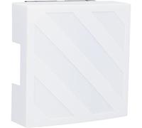 UNITEC Turino Tritone Gong Electronic 78-85dB IP20 Funciona con Batería y Transformador Blanco