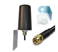 UniteCom Rugged LoRa Helium HNT 868MHz Antena Omnidireccional RP-SMA macho 5dBi Negro IoT LoRaWAN LPWAN Antena Interior Exterior Crypto Mining RAK Syncrobit Bobcat Nebra Gateway