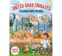 United Arab Emirates Coloring Book for kids with facts