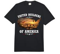 United Builders of America Trabajador de Construcción Comfort Colors Adult Heavyweight T-Shirt