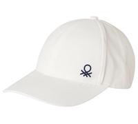 United Colors of Benetton Cappello C/Visiera 6yctca01y Juego de Accesorios de Invierno, Color Blanco, Small Unisex niños