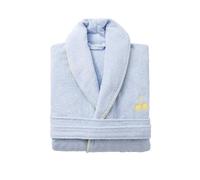 UNITED COLORS OF BENETTON. Albornoz Unisex hombre o mujer 360gsm 100% algodón, Azul claro