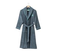 UNITED COLORS OF BENETTON. Albornoz Unisex hombre o mujer 360gsm 100% algodón, Gris oscuro