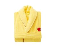 UNITED COLORS OF BENETTON. Albornoz Unisex hombre o mujer 380gsm 100% algodón, Rosa con manzana verde fruits