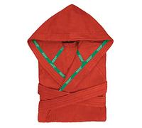 UNITED COLORS OF BENETTON. Be203, Albornoz CON Capucha L XL 360gsm 100 Algodón Rojo Rainbow Hombre, L-XL