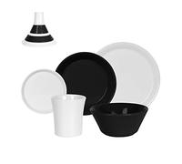 UNITED COLORS OF BENETTON. 0 Vajilla, Gres Cerámica, Blanco Y Negro