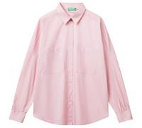 United Colors of Benetton Camisa de Mujer, Rosa, L