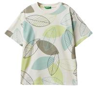 United Colors of Benetton Camiseta 380uc10is, Color Blanco, 130 cm para Niños