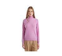 United Colors of Benetton Camiseta Ciclista M/L 1002d2348 Suéter, Rosa, Mujer