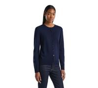 United Colors of Benetton Camiseta Coreana M/L 1002d5485 Cárdigan, Azul Oscuro 016, S para Mujer