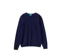 United Colors of Benetton Camiseta G/C M/L 1002u1g34 Suéter, Azul Oscuro 016, Hombre