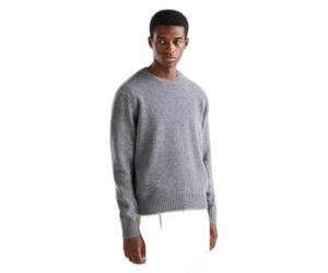 United Colors of Benetton Camiseta G/C M/L 103mk1n24 Suéter, Gris Oscuro 507, Hombre