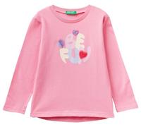 United Colors of Benetton Camiseta M/L 3096g10dt, Rosa 38E, 2 años para Niñas