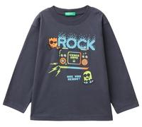 United Colors of Benetton Camiseta M/L 3ATNG10G7, Gris, 4 años para Niños