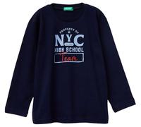 United Colors of Benetton Camiseta M/L, Turquesa, 5 años
