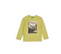 United Colors of Benetton Camiseta M/L, Verde, 120 cm
