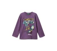 United Colors of Benetton Camiseta M/L, Violeta, 5 años